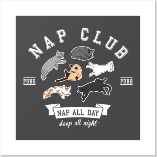 Nap Club Purr Posters and Art